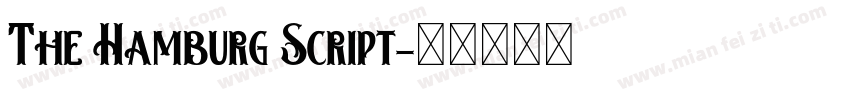 The Hamburg Script字体转换